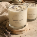Essential Oil Lavender Vanilla Candle